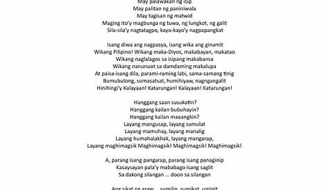 Sabayang Pagbigkas: Wikang Filipino sa Pambansang Kalayaan at