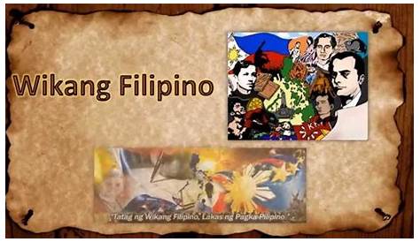 Wikang Filipino Sa Panahon Ng Katutubo