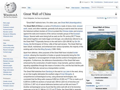 Wikipedia Wall