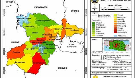 Peta Bandung: Sejarah, Wilayah beserta Gambar dan Penjelasan