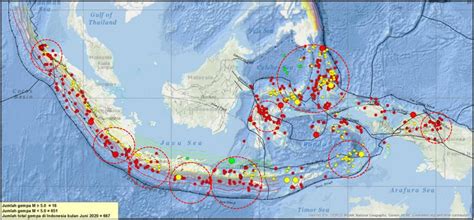 wilayah stabil gempa di indonesia