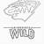 wild logo coloring page