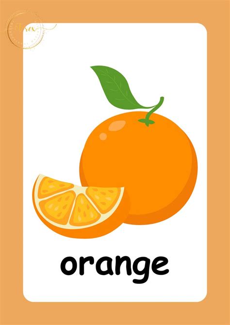 Wild Orange Printable Sample Cards
