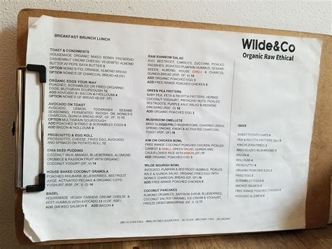 wilde and co cafe
