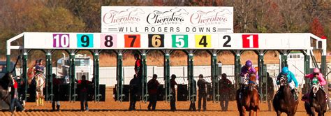 Live Thoroughbred Racing Returns to Will Rogers Downs March 25th More Claremore