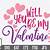will you be my valentine svg