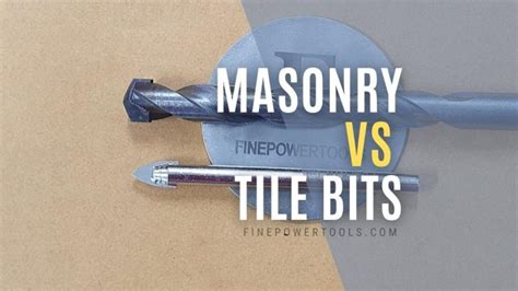 Will A Masonry Bit Drill Through Tile