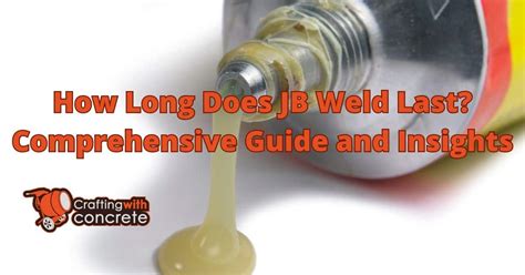 Will Jb Weld Work On Concrete