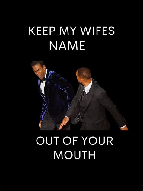 will smith keep my wife's name out your mouth
