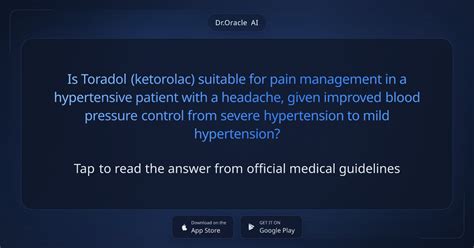 Will Toradol Help A Headache