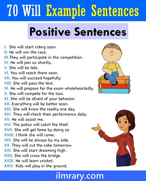 will use in sentence examples