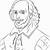 william shakespeare coloring page