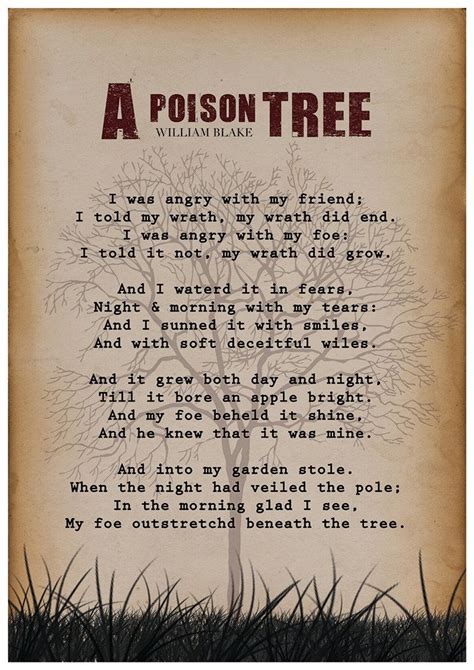 william blake tree poem