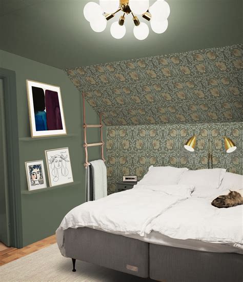 William Morris Tapet Sovrum