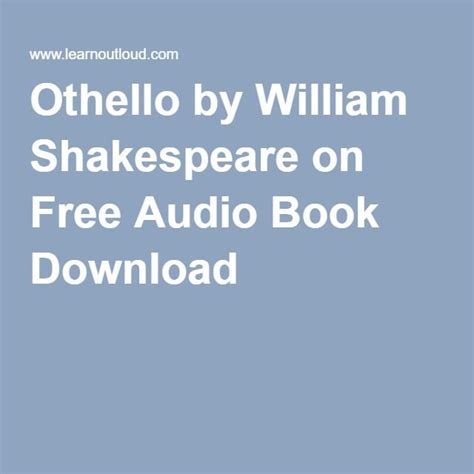 william shakespeare audio books free download