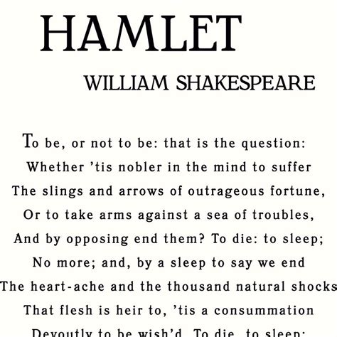william shakespeare famous line