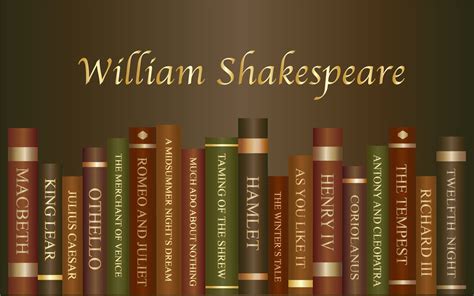 william shakespeare famous works list