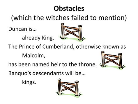 william shakespeare obstacles