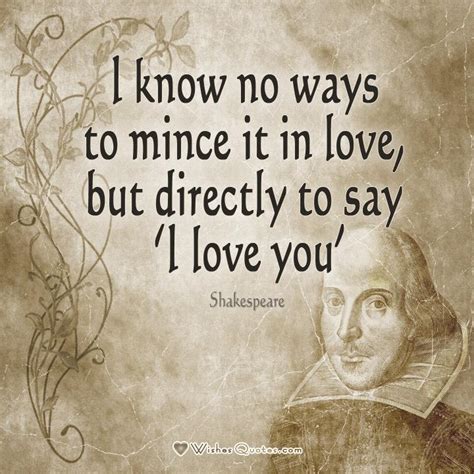 william shakespeare on love
