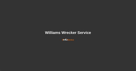 williams wrecker matthews nc