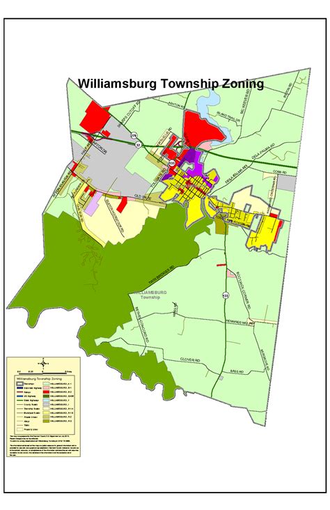 Williamsburg Ohio Zoning Map