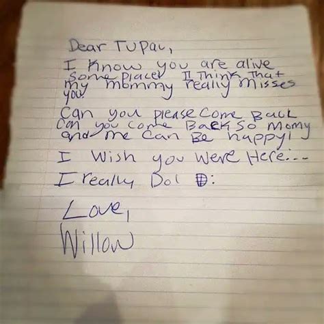 willow smith tupac letter