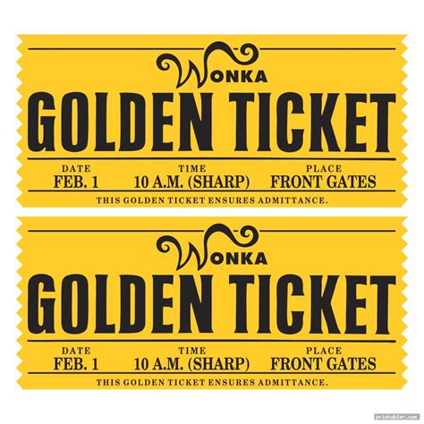 The Golden Ticket! Roald Dahl's "Charlie and the Chocolate Factory" Z