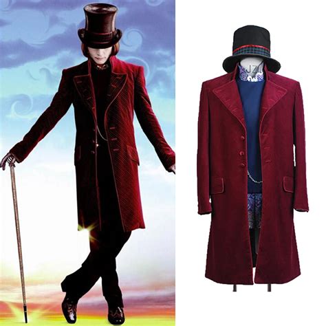 willy wonka costume johnny depp