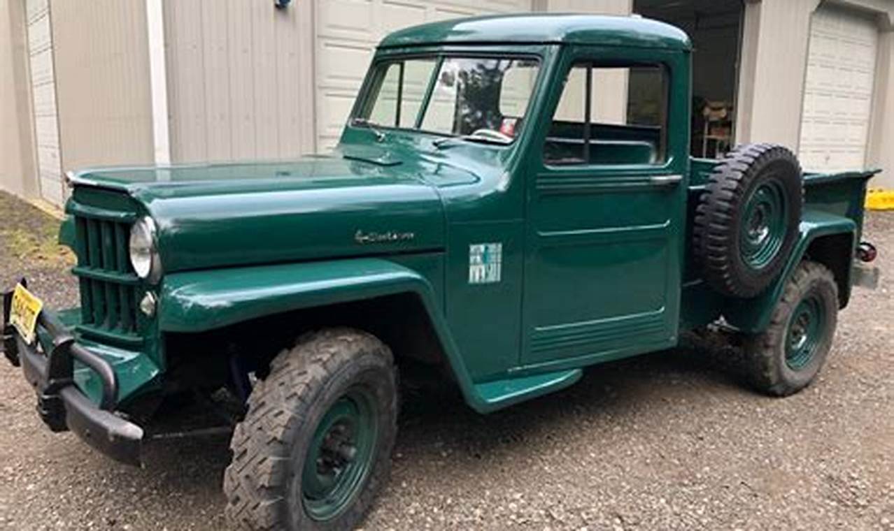willys jeep pickups for sale