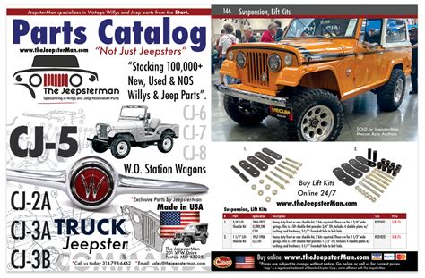 willys jeepster parts catalog