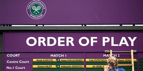 wimbledon 2023 order of play day 2