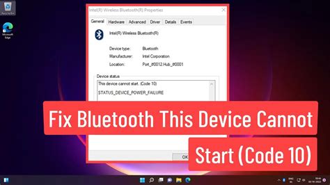 Win10 Bluetooth Status_Device_Power_Failure