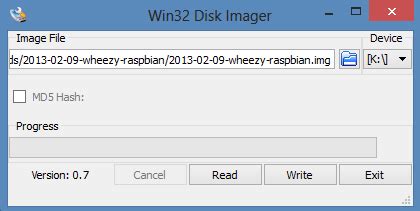 win32 disk imager raspberry pi