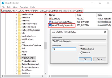 win32priorityseparation windows 11