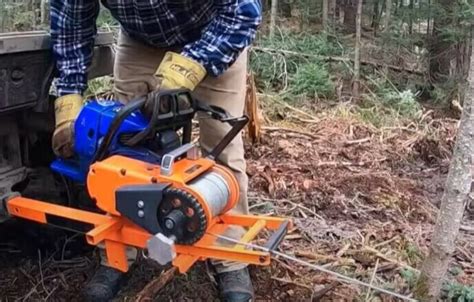 Winch Attachment For Chainsaw