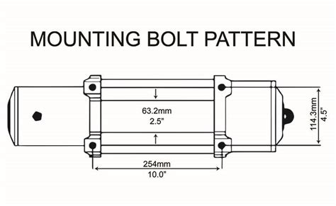 Winch Mount Bolt Pattern