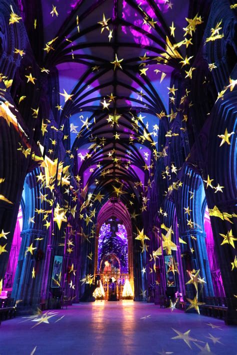 winchester cathedral light show