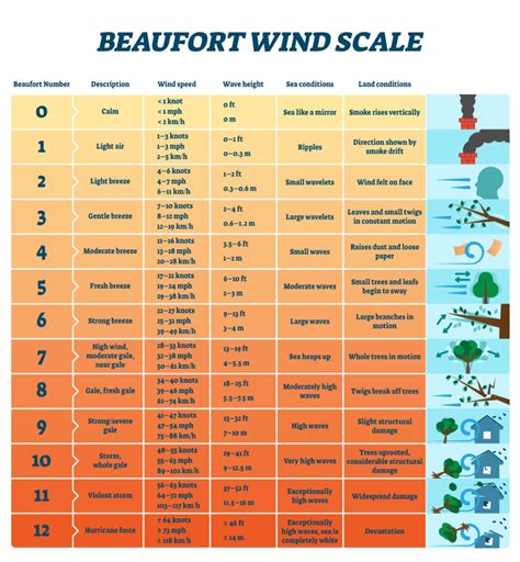 Judging Wind Speed Using the Beaufort Scale