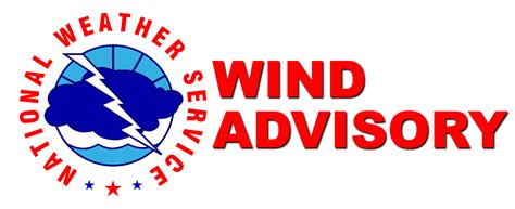wind advisory in effect