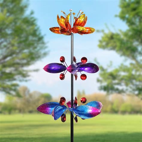 Wind Spinner Flower Stake