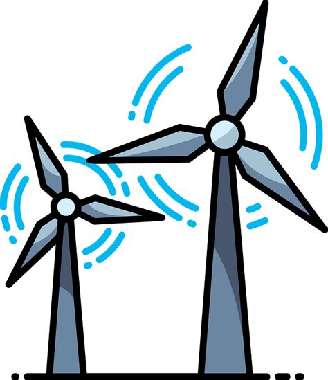 wind turbine cartoon