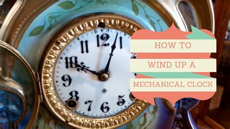 Wind Up Mechanical Clock