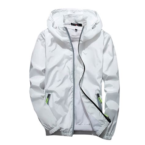 Windbreaker Jacket White