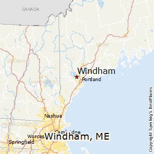 windham me on map