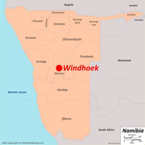 Windhoek Karte