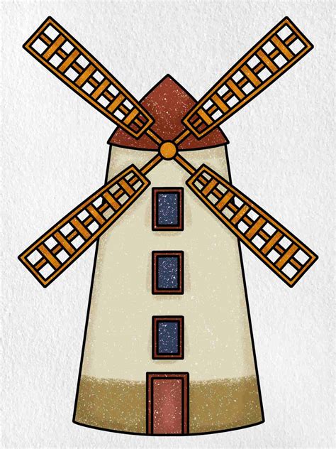 Windmill Drawing