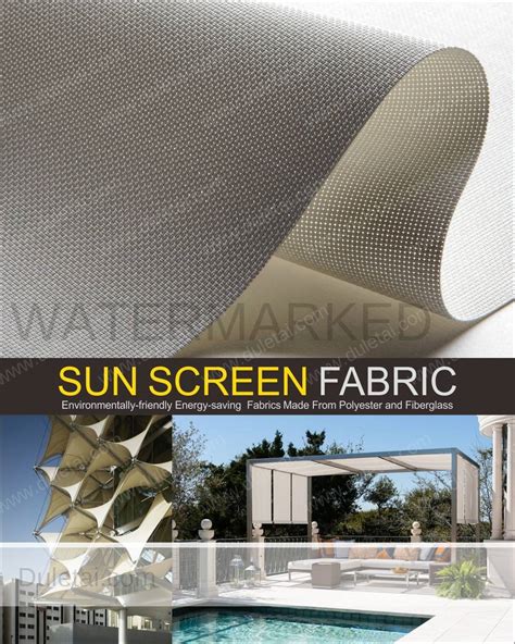window sunscreen fabric materials