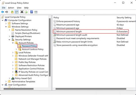 Change Minimum Password Length for Local Accounts in Windows 10 Tutorials