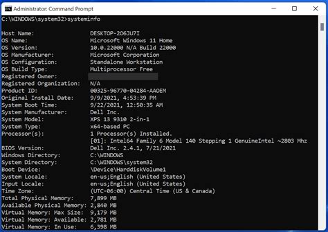 Windows 10 Hardware Check Command