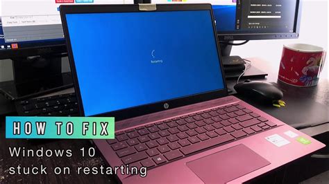 windows 10 laptop stuck on restarting screen